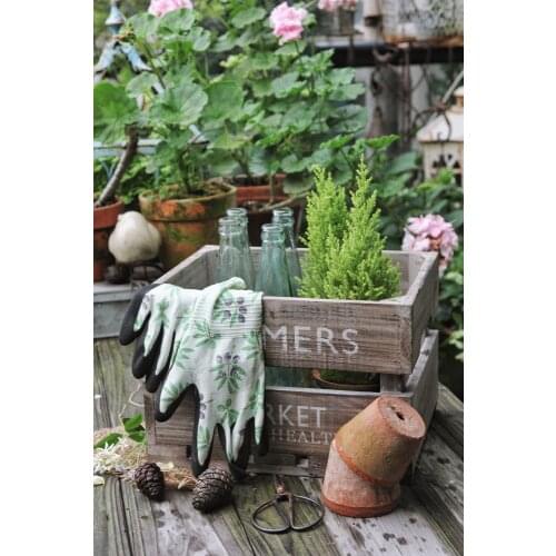 Set of 3 pieces retro vintage handmade farm crate wood box