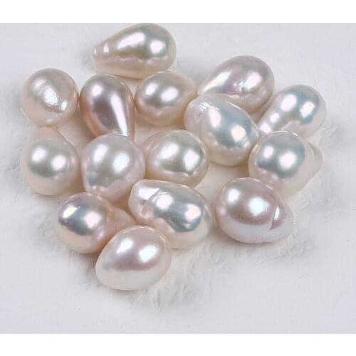 12-13mm AAAA Natural Freshwater Edison Shape White Loose Pearls For DIY Jewelry Making