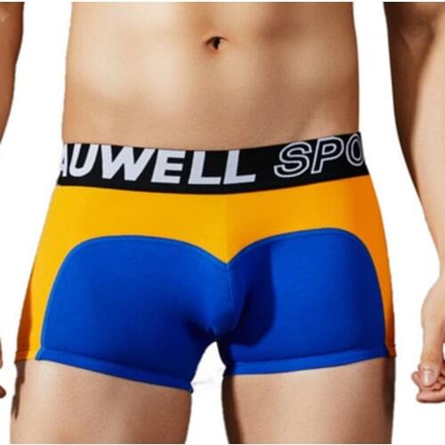 2-6pcs/lot Mens Underwear Boxers Breathable Cotton Sexy Male Underpants Men Boxer Shorts Gay Trunk Underware Lingerie Clothing