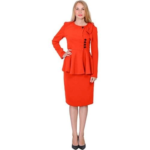 2019 newest tailored bright color beading bowknot blazer dress girls business suit