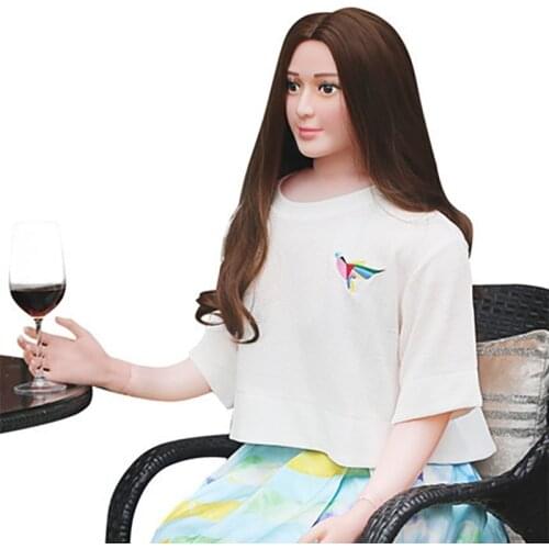 Japanese Style Adult Silicone Inflatable Doll Male Sex Masturbator Double Point Sex Doll Big Breast Sex Doll Lonely Companion