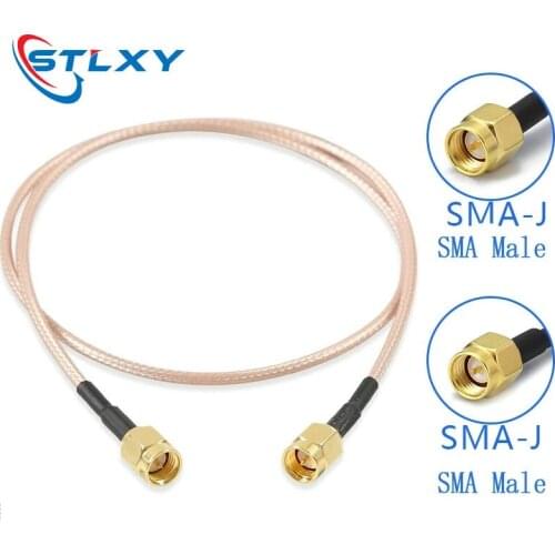 SMA Male To SMA male RG316 cable assembly Jumper Pigtail /10/15/30/50cm/1m SMA plug Crimp FPV RG316 Cable 50ohms