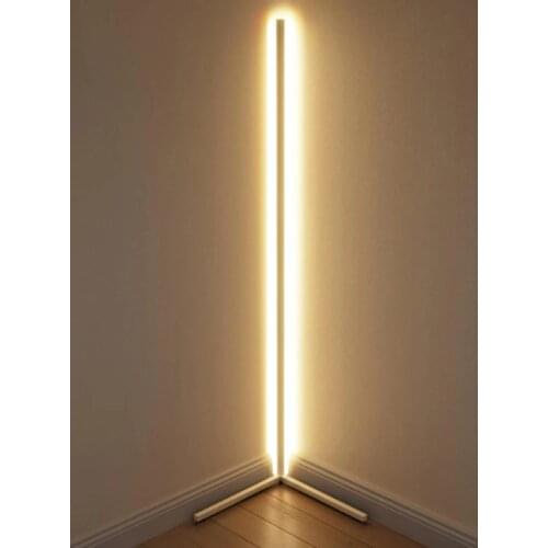 Modern Simple Warm White Dimming LED Floor Lamps Standing Lamp Nordic Floor Lights for Living Room Bedroom Cafe Hotel Restaurant