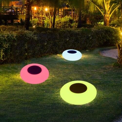 LED Solar Garden Lights Outdoor Ball Lawn Lamp Waterproof Swimming Pool Floating Light Pond Party Home Decoration Lighting