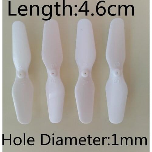 SYMA X21 X22 X23 4.6cm Length 1mm Shaft 1.0MM Hole Main Blades Props Propellers For Mini Drone R/C Spare Parts Quadcopter Access
