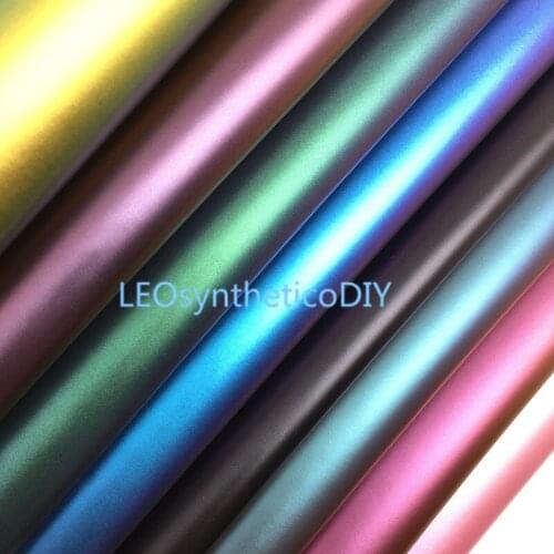 1PC 21X29CM Metallic Faux Leather Fabric, Synthetic Leather Fabric Sheets, PU Leather For Making Bows LEOsyntheticoDIY T409