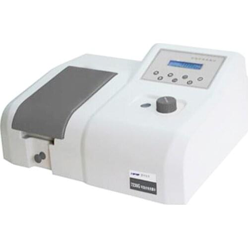 Visible Spectrophotometer 721 Digital Spectroscopy Visible Light Laboratory Analysis Equipment 325-1100nm, 2nm 7230G