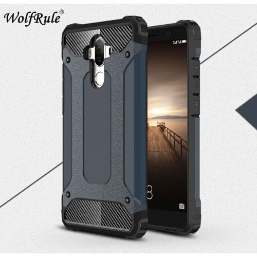 WolfRule Phone Case Huawei Mate 9 Funda Anti-knock Silicone + Plastic Business Case For Huawei Mate 9 Case Huawei Mate 9 Funda