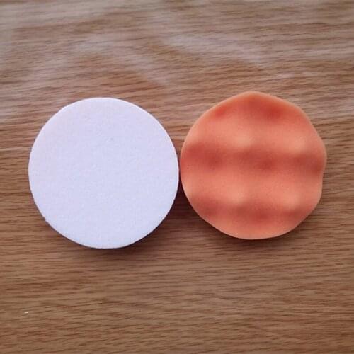 Youwinme 1pcs 3 Inch Waxing Buffing Wave Sponge Wash Cleaning Tool Car Stying Foams Polishing Pad Paint Care For Auto Car Truck