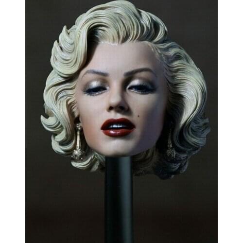 1/6 Gentlemen Prefer Blondes 1953 Marilyn Monroe Head Carving Sculpt Model Fit 12" Female Figure Body