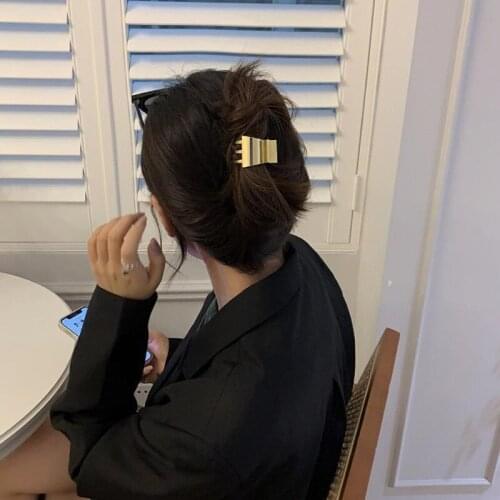 1Pcs Women Hair Claws Styling Alloy Mini Clip Claw Clamp