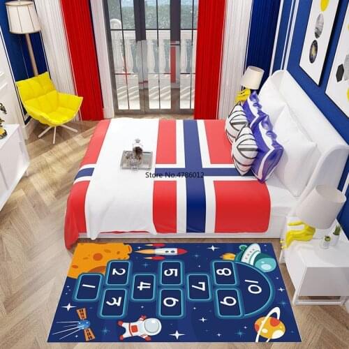 200x300cm Cartoon Carpet Bedroom Balcony Floor Mat Floor Mat Bedside Blanket Thicker Carpet Bathroom Door Mat