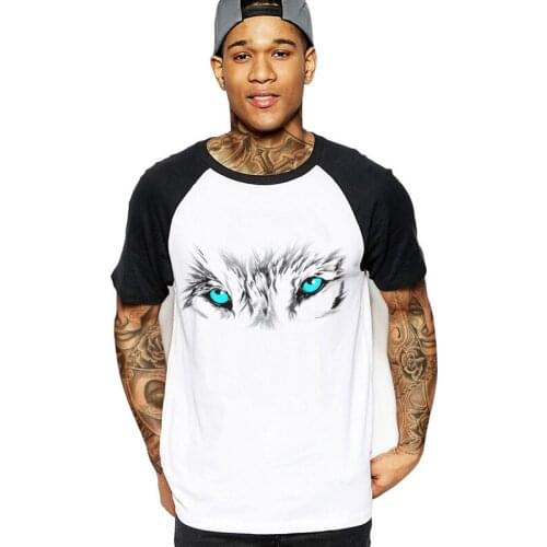 2020 fashion teen wolf Men funny animal t shirts white black custom logo cotton male t-shirts clothing harajuku hip hop tshirts