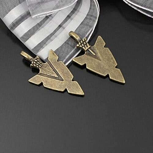 23317)30PCS 31x16MM Antique Bronze Zinc Alloy Triangle Pendants Jewelry Making Supplies Diy Findings Accessories