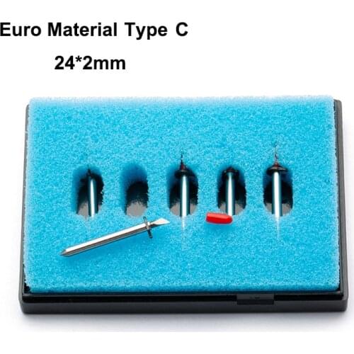 HQ 5pcs 45 Degree Roland Aoke Jingwei Jwei New Bull CAD Cutting Paper Board Plotter Cutter Blade