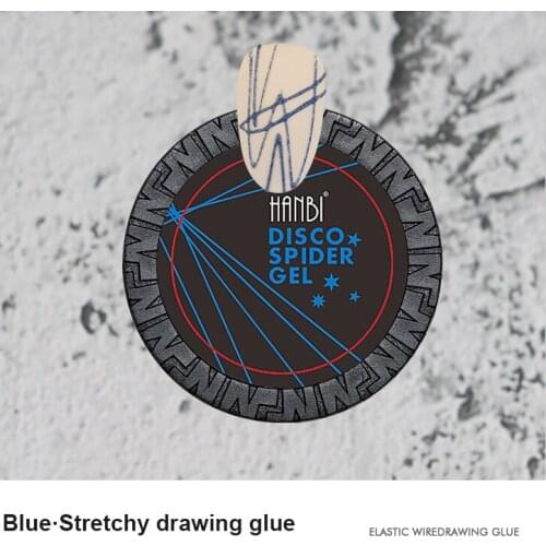 6 Colors/Set Spider Glue Elastic Drawing Painting Gel Nail Polish Flower Line Quick-drying Lasting Nail Art Glue Manicure Tools