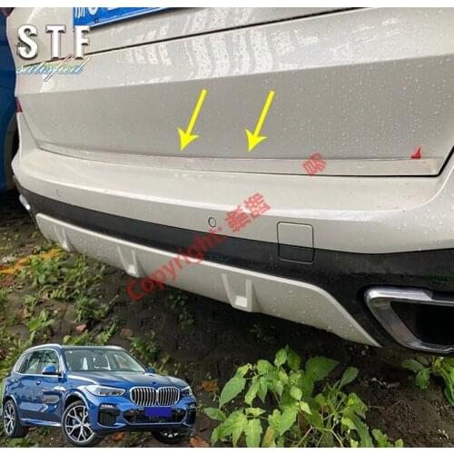 ABS Chrome Rear Door Trunk Lid Below Cover Trim Exterior Molding Stickers For BMW X5 G05 2019 2020
