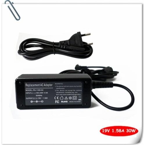 AC Adapter Power Supply Cord For DELL PP19S PP39S PP40S 10V 9N 19V 1.58A 30W 5.5mm*1.7mm Laptop Charger Plug