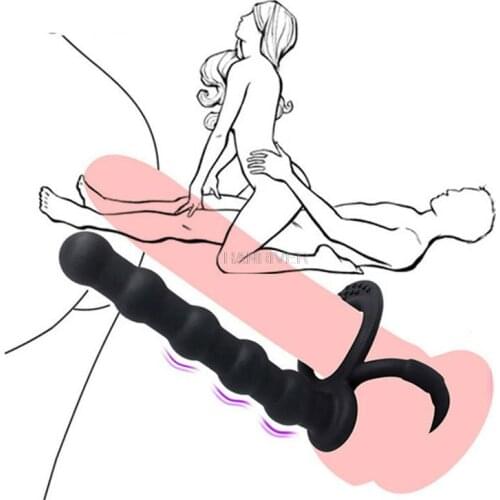 Double Penetration Anal Plug Dildo Sex toys For Men Strap two pairs Plug Adult Sex Toys For Couples Butt Plug toys for couples