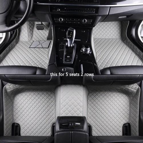 CUWEUSANG Custom car floor mats for Skoda octavia fabia rapid superb kodiaq yeti KAROQ KAMIQ car foot ma styling car accessories