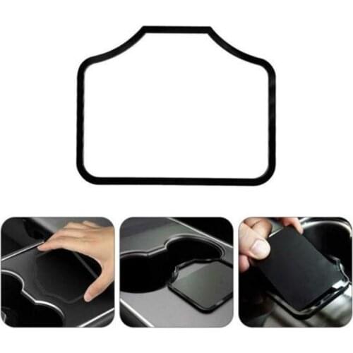 Car Engine Start Card Key Position Trim Frame Holder Fixer Stopper Sticker Interior Decora Accessories for Tesla Model 3