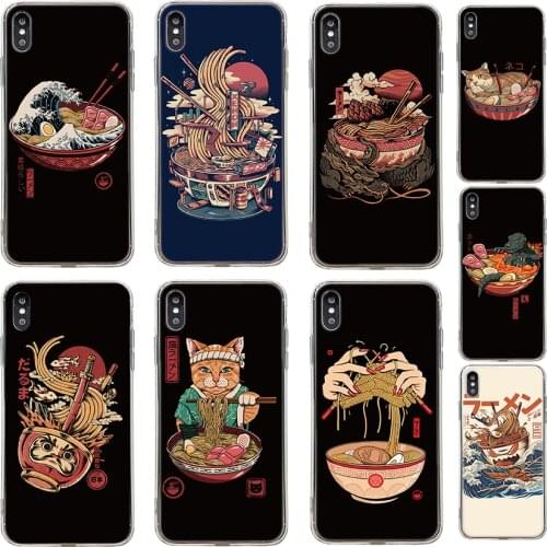 Case For Google Pixel 5 5 XL 2XL 3XL 4 4A XL 3A XL 2 3 3XL lite Back Cover Ramen Wave Japan Soft TPU Silicone Phone Case
