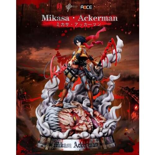 Good Day LC Attack on Giant Mikasa Ackerman GK Statue Figure