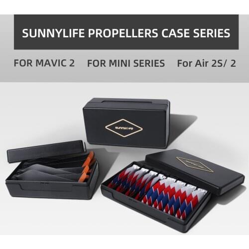 New Propeller Storage Box For DJI Mavic Mini 2/Mini SE/Mavic 2 AIR 2S/AIR 2 Propellers Plastic Protective Case Accessories
