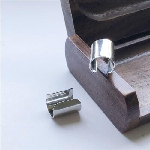 Korean Fashion U-shaped Flat Ear Clip No Ear Hole Stainless Steel Ear Clip Mens and Womens Party Jewelry Festival Souvenirs