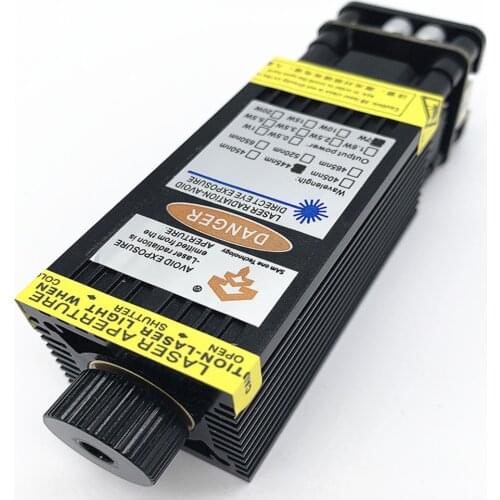 7W laser module laser head, used for wood, stainless steel engraving and marking, CNC laser head with PWM/TTL