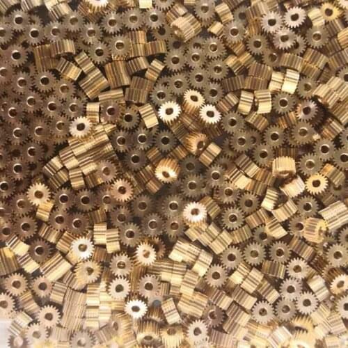 0.25M 20T 1.98MM Mini Copper Gear 2MM Hole Diameter Precision 3mm Gear