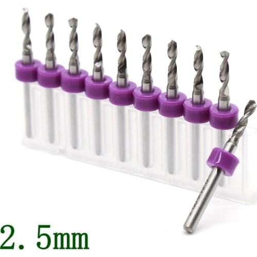 2.5mm PCB Drill Kit Tungsten Carbide Staircase Drill Metal CNC Router Woodworking Hand Drill Laser Engraving Cutter Tool