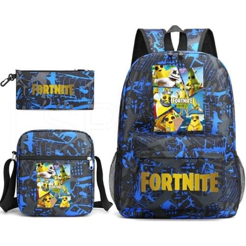 TIK TOK 3pcs Set Fashion Backpack Student Printed School Bag Bookbag Unisex Casual Travel bags Shoulder Bag Mochila