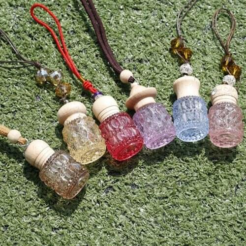 New pattern automobile Rearview mirror Pendant Car perfume Empty bottle hanging car Exquisite decoration F20172150