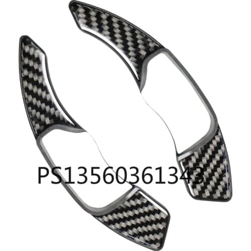 Suitable for Lincoln MKZ MKC MKXMKT Nautilus steering wheel carbon fiber shift paddles decorative interior modification