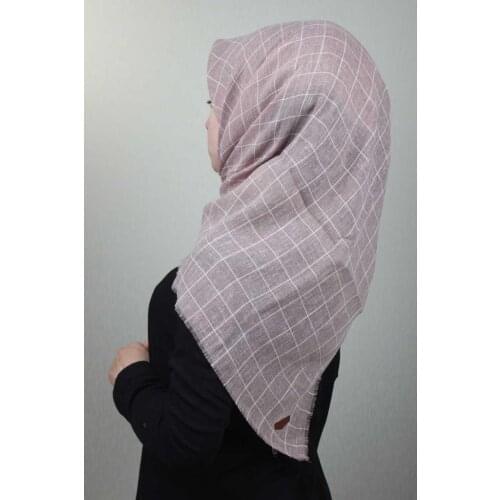 POLOİST PATTERNED MUNICH LINEN SCARF-DESEN-02-RENK-07