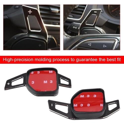 Steering Wheel Shift Blade, 2 pcs Steering Wheel Shift Paddles Shifter Extension for Audi A1 A3 A4 A6 A7 A8 Q5 Q7