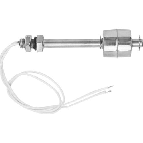 Touch Switch 0~220V Stainless Steel Liquid Water Level Sensor Float Switch for Pool Can 100mm Float Switch Tank Liquid Float