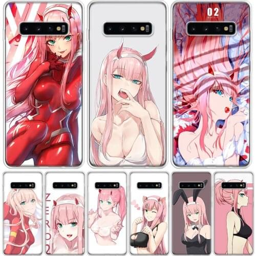 Zero Two Darling In The Franxx 02 Silicon Phone Case For Samsung Galaxy S10 S20 FE Ultra Note 10 9 8 S9 S8 Plus Pro + Lite S7 J4
