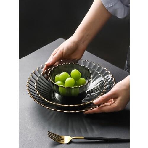 Glass Bowl Salad Bowl Home Creative Fruit Bowl Birds Nest Dessert Bowl Oatmeal Breakfast Bowl