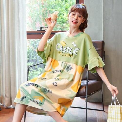 Женские ночные сорочки с рукавами SYTYCLHABROU China At AliExpress