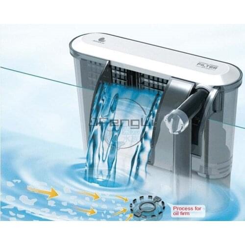 220V~240V External Hang ON Filter XP-09/XP09 11 13 Waterfall Aquarium Tank External Wall-mountable Oil Film Processing Air Pump