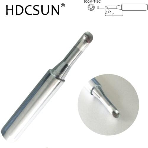 High quality 900M-T-3C Soldering iron tip 900M T 3C soldering tips for Saike aoyue yihua 936 852d+ 909D solder tip