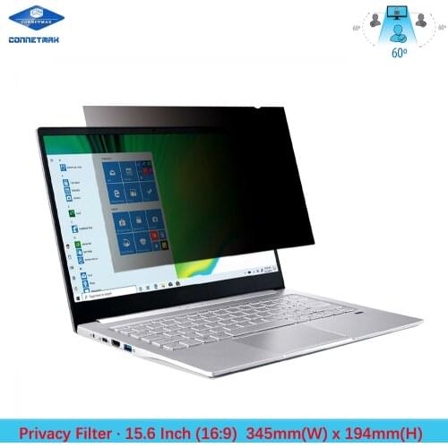 15.6 inch Laptop Privacy Filter Screen Protector Film for Widescreen(16:9) Notebook LCD Monitors
