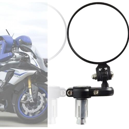 Motorcycle round bar ends Mirror View Side Rear Fit for Universal honda moto suzuki bmw kawasaki accessori benelli reviewers
