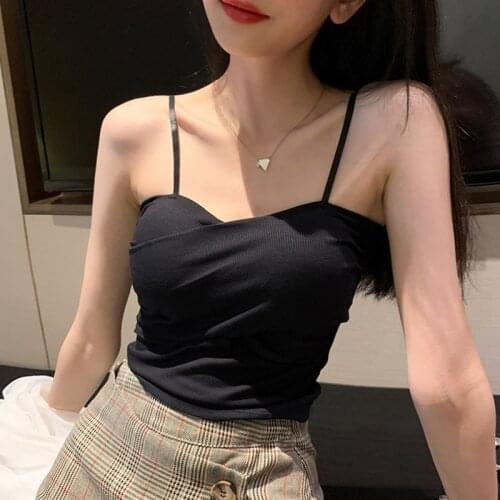 Womens Sexy Camisole Adjustable Strap Base Vest One Size