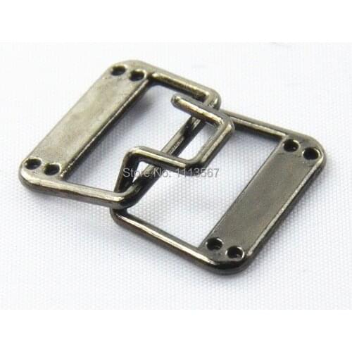 100pieces Craft Black Gun Metal Waist Extender Hooks & Eyes Clasps Button Sewing On Garment Button for Clothes Hooks 23mm NK136