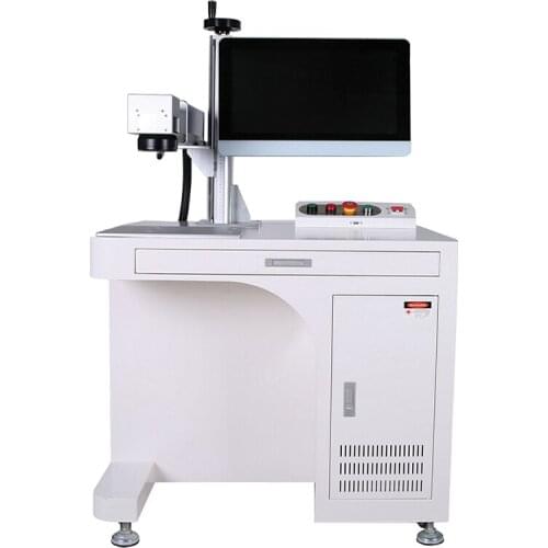 Faith 20w Static Fiber Laser Marking Machine Engraving Machine For Aluminum Gold, Silver And Copper Engraving