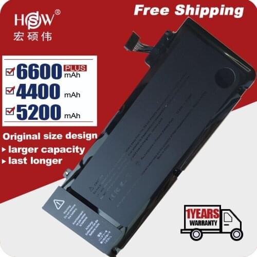 Laptop Battery A1322 For APPLE MacBook Pro 13 " A1278 Mid 2009 2010 2011 2012 Battery+ Gift Screwdriver