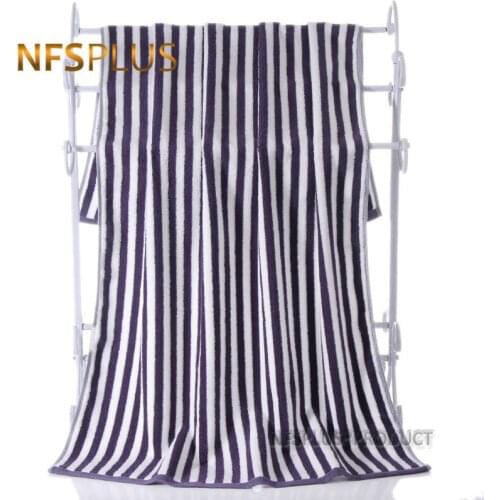 Geometric Stripes Bath Towel 100% Cotton Bathroom Hand Face Towel for Adults Terry Towels Washcloth Travel Beach Sports Towels